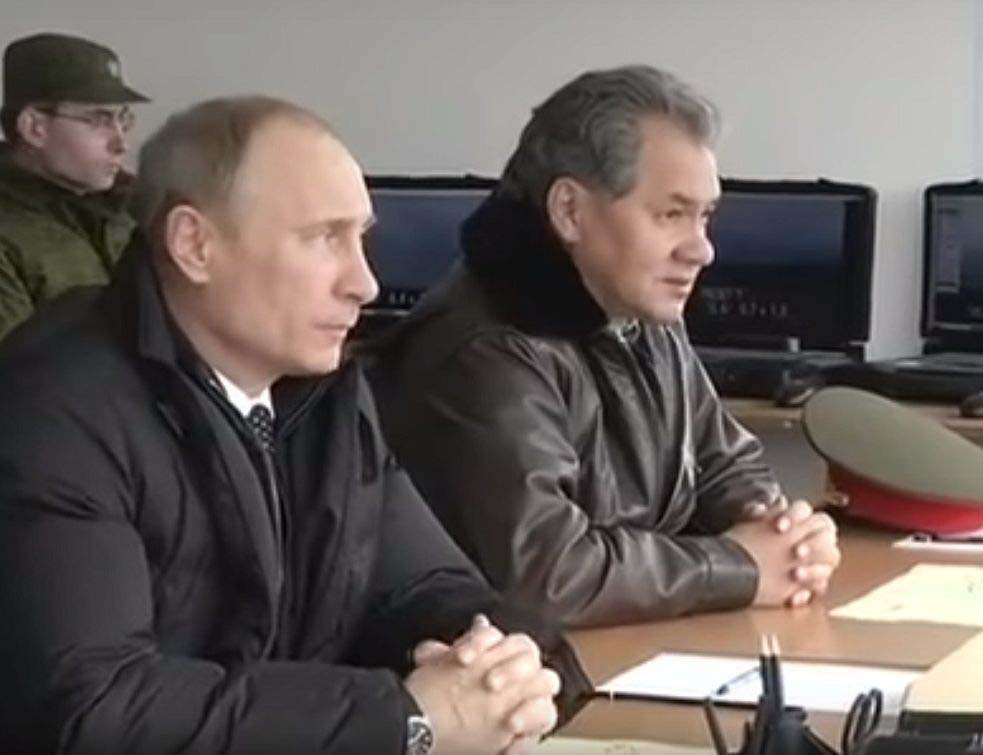 Vladimir Putin i Sergej Sojgu, PRTSCRYT